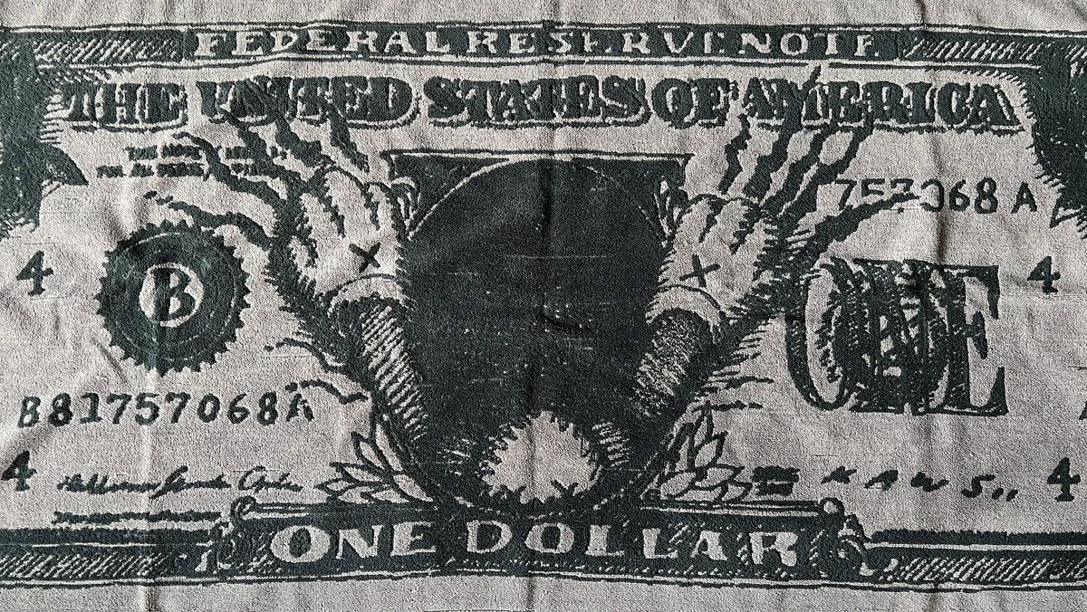 Gallery1950 × Kaws × Original Fake OriginalFake/KAWS x G1950 Dollar Bill Towel Size ONE SIZE - 6 Thumbnail