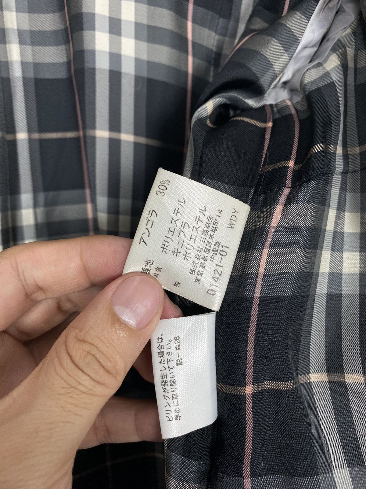 Burberry Rare‼️ Burberry Blue Label Double Breasted Wool Coat Size S / US 4 / IT 40 - 8 Thumbnail