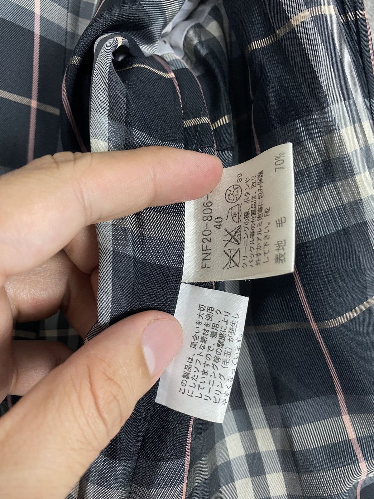 Burberry Rare‼️ Burberry Blue Label Double Breasted Wool Coat Size S / US 4 / IT 40 - 7 Thumbnail