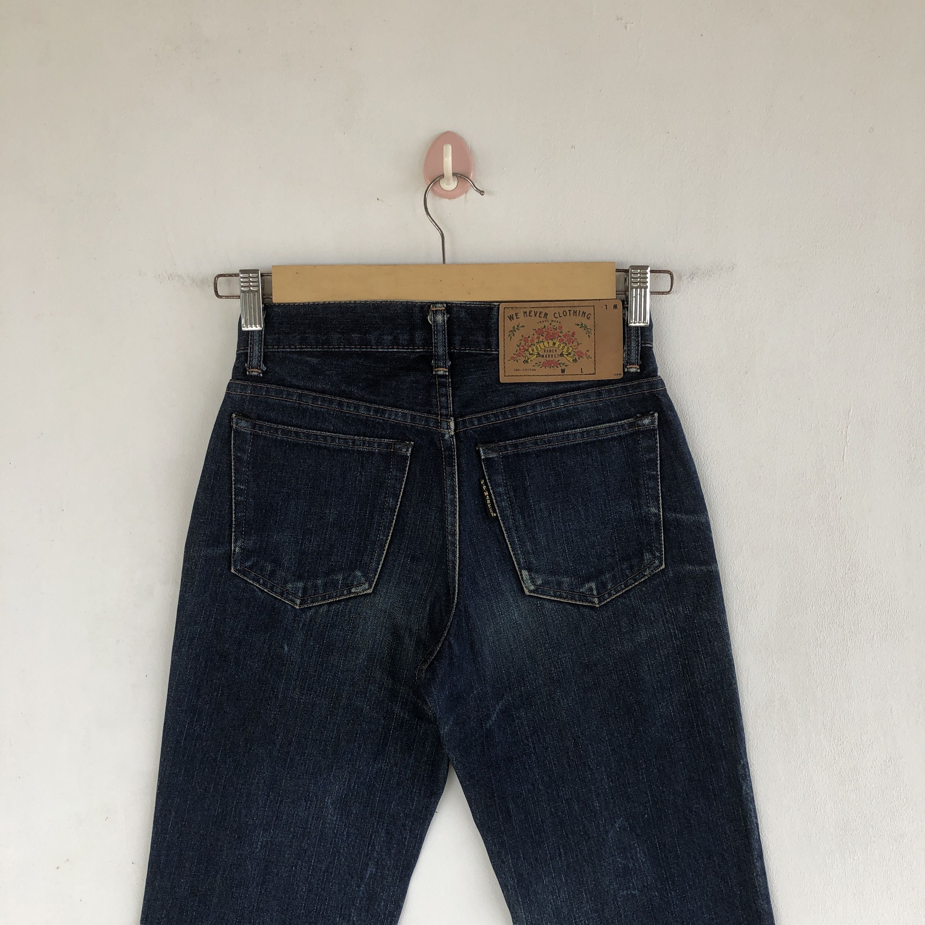 HOLLYWOOD RANCH MARKET Vintage Hollywood Ranch Market Jeans Boot Cut Flare Denim Size 26" / US 2 / IT 38 - 3 Thumbnail