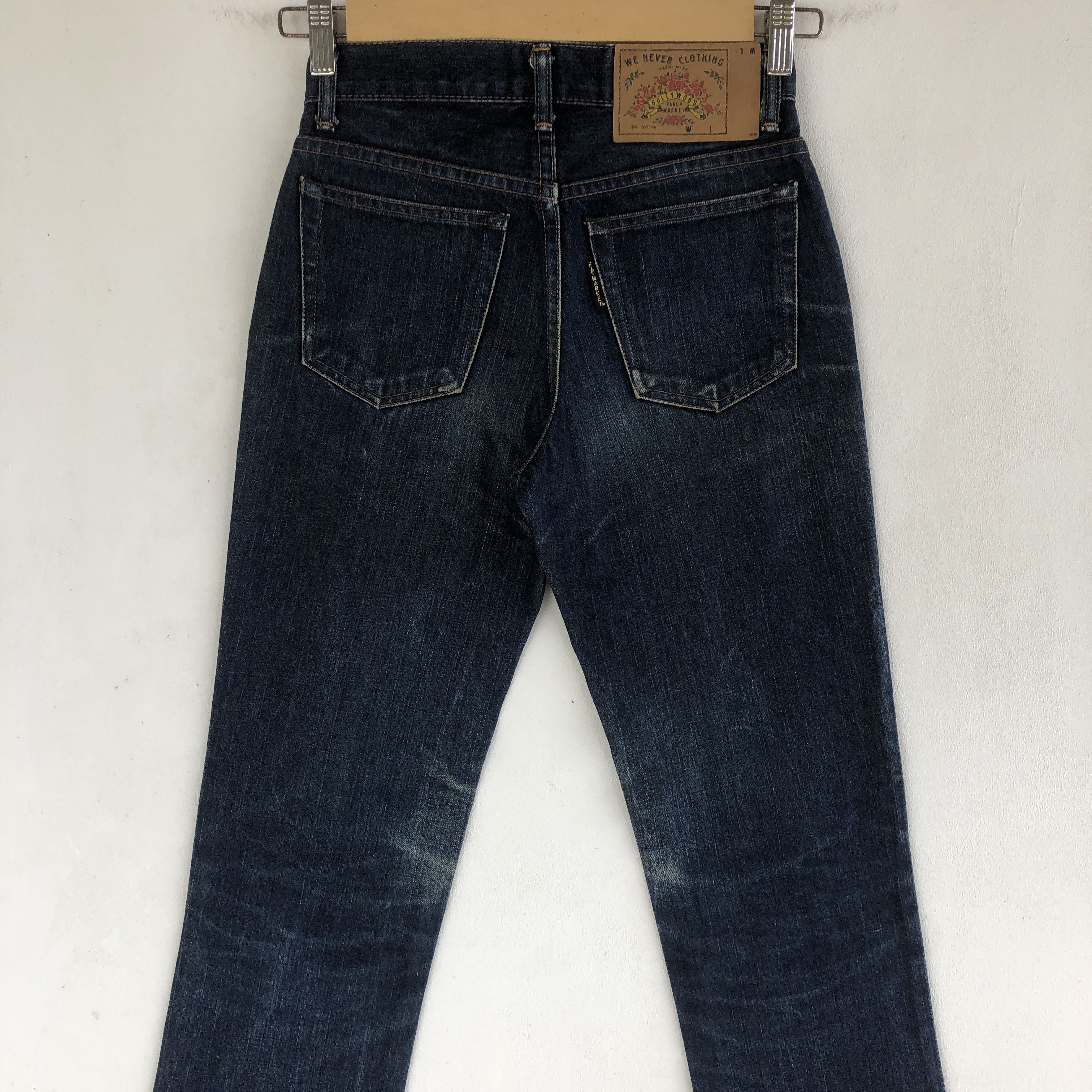 HOLLYWOOD RANCH MARKET Vintage Hollywood Ranch Market Jeans Boot Cut Flare Denim Size 26" / US 2 / IT 38 - 5 Thumbnail