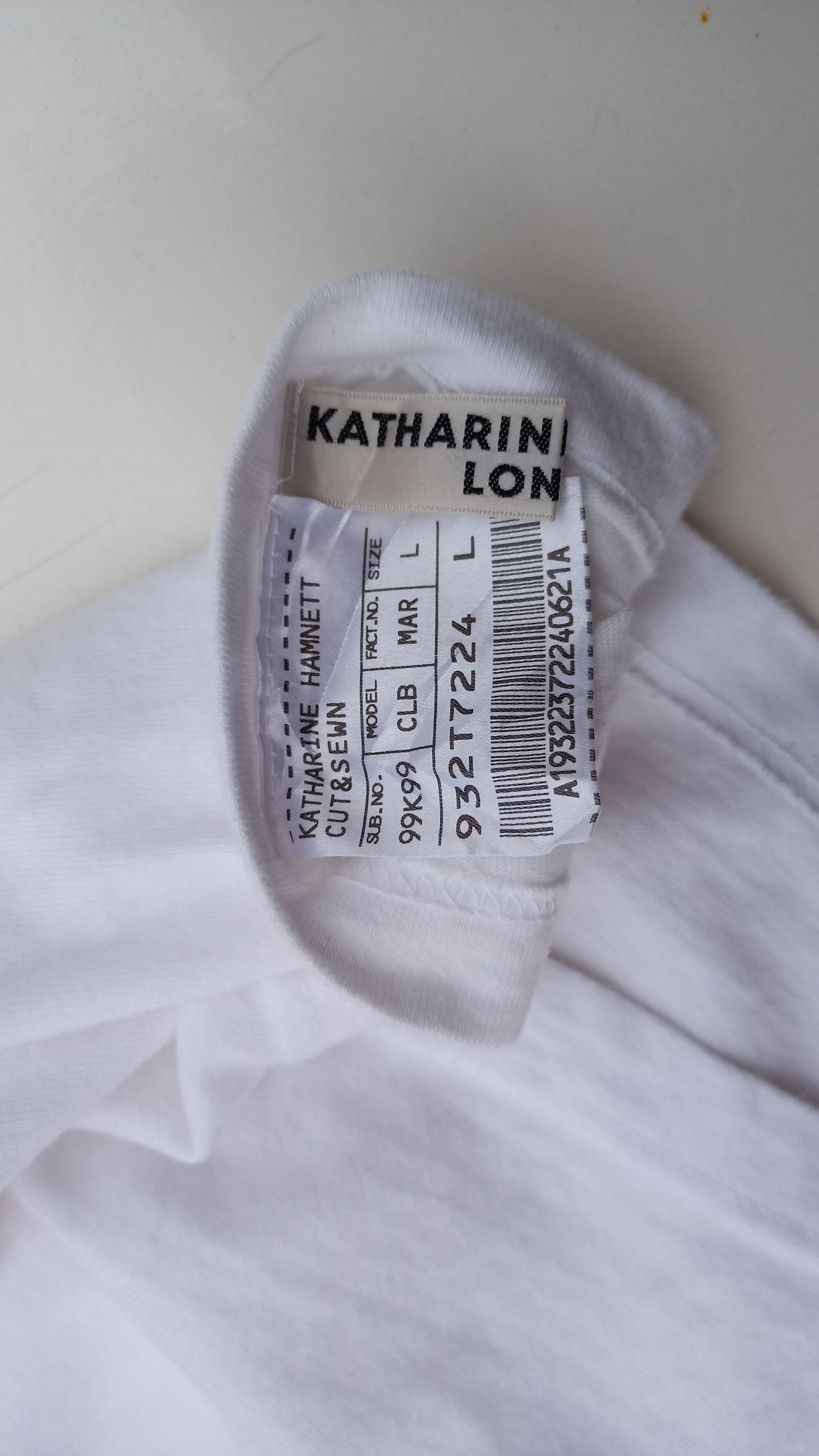 Katharine Hamnett London Katharine Hammett T2 Trainspotting Movie Choose Life Size US L / EU 52-54 / 3 - 3 Thumbnail