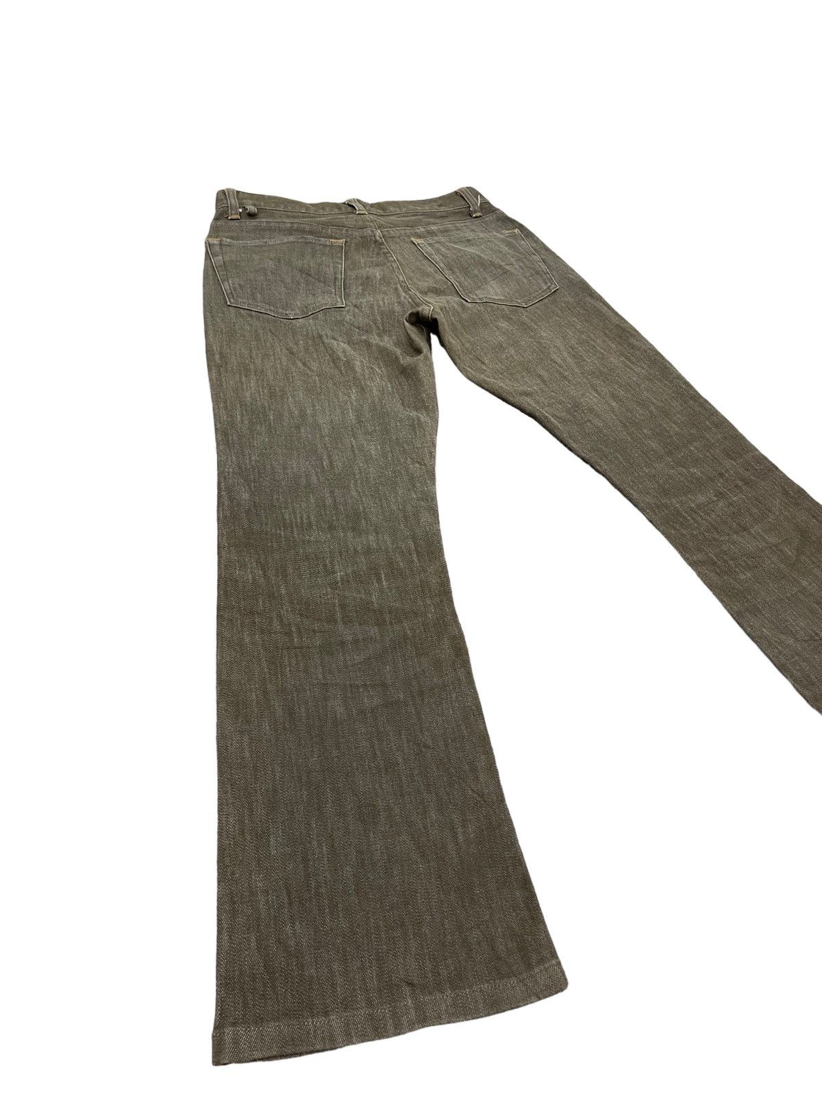 Japanese Brand Flare Jeans Men’s Melrose Distress Stretch Denim 5🟦2 Size US 30 / EU 46 - 11 Thumbnail