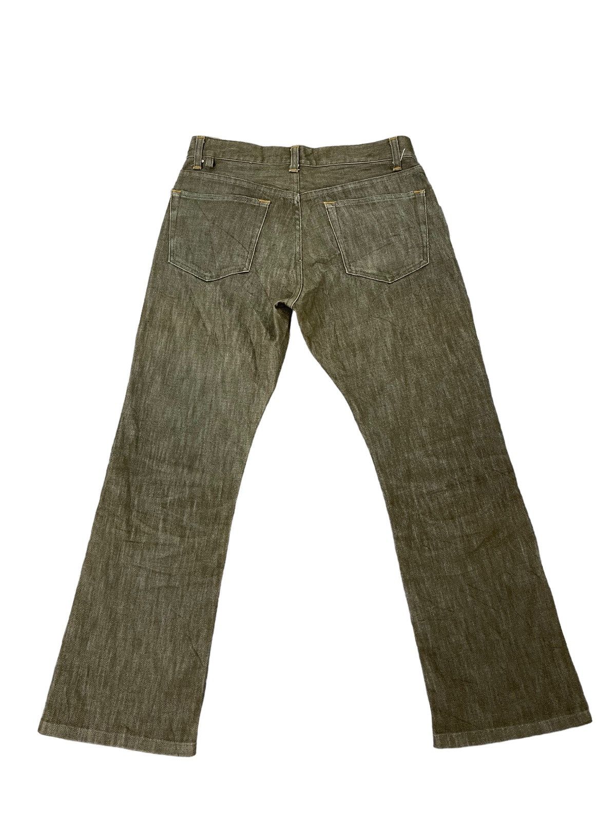 Japanese Brand Flare Jeans Men’s Melrose Distress Stretch Denim 5🟦2 Size US 30 / EU 46 - 10 Thumbnail