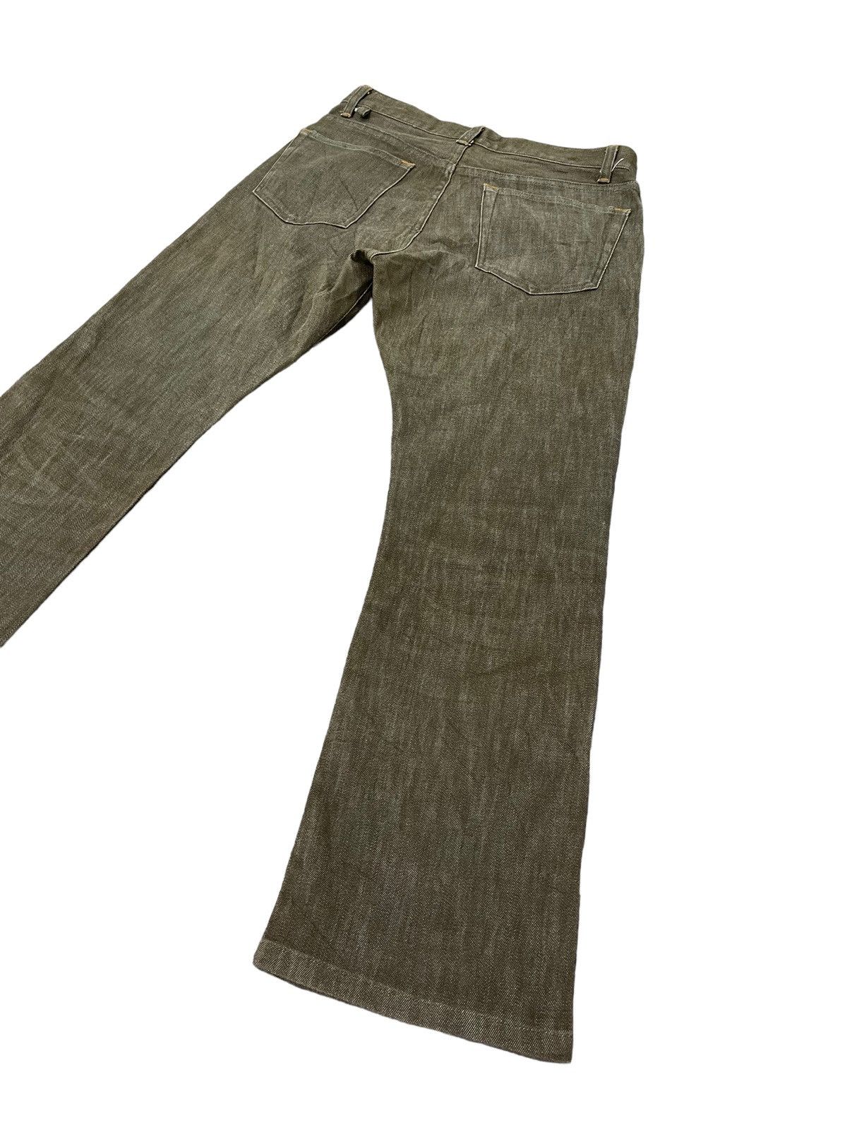 Japanese Brand Flare Jeans Men’s Melrose Distress Stretch Denim 5🟦2 Size US 30 / EU 46 - 12 Thumbnail