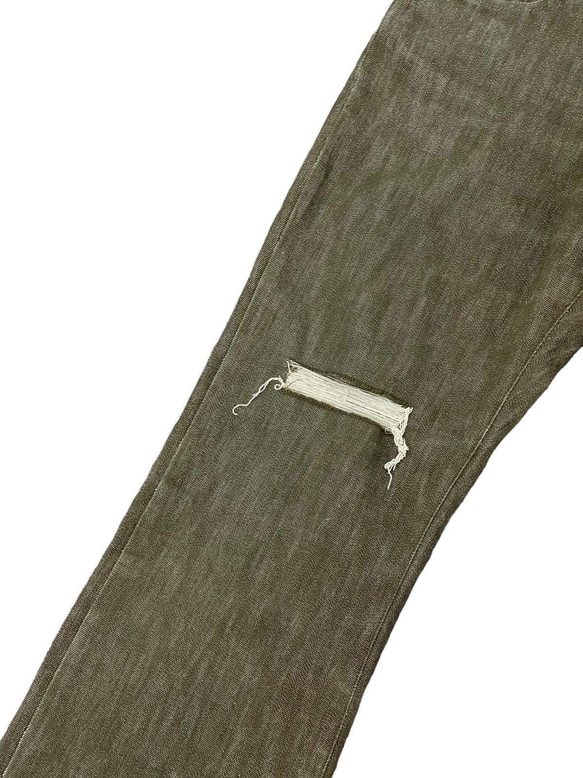 Japanese Brand Flare Jeans Men’s Melrose Distress Stretch Denim 5🟦2 Size US 30 / EU 46 - 6 Thumbnail
