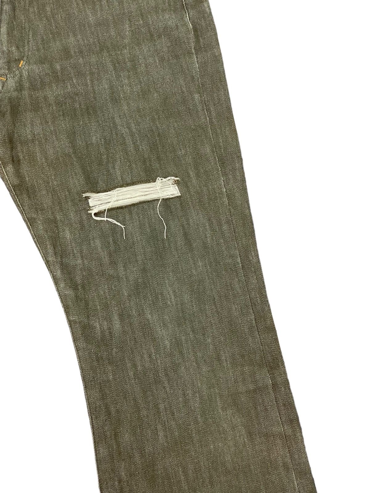 Japanese Brand Flare Jeans Men’s Melrose Distress Stretch Denim 5🟦2 Size US 30 / EU 46 - 7 Thumbnail