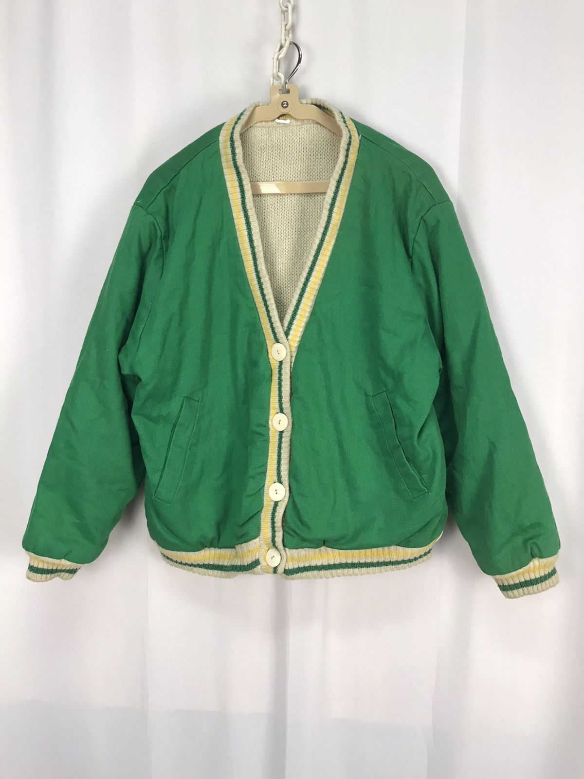 Japanese Brand × Other Linda parrot reversible cardigan by gale Size US M / EU 48-50 / 2 - 10 Thumbnail