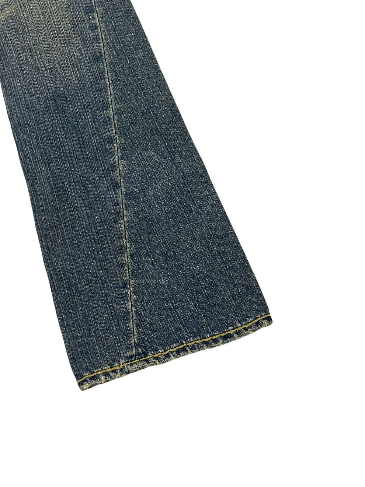 Japanese Brand Flare Jeans True Religion USA Distress Denim Boot Cut 5🟦2 Size US 27 - 4 Thumbnail
