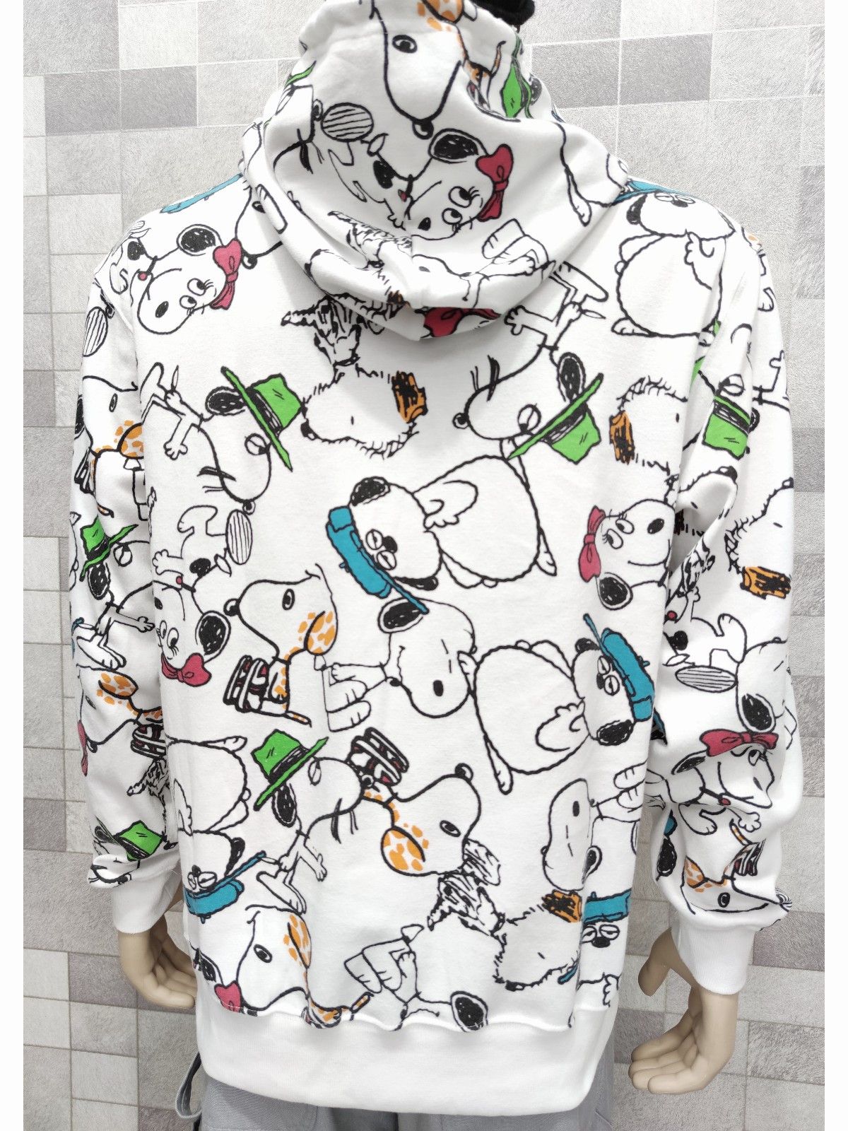 Peanuts × Vintage 🔥SNOOPY PEANUTS Hype All Over Print Sweater Hoodie Size US L / EU 52-54 / 3 - 5 Thumbnail