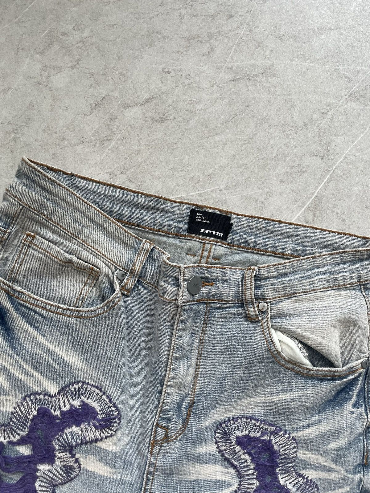 EPTM. Skeleton flare denim 34 Size US 34 / EU 50 - 5 Thumbnail