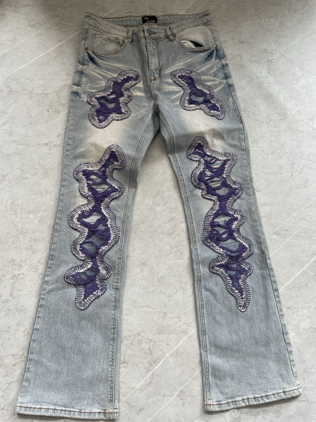 EPTM. Skeleton flare denim 34 Size US 34 / EU 50 - 2 Thumbnail