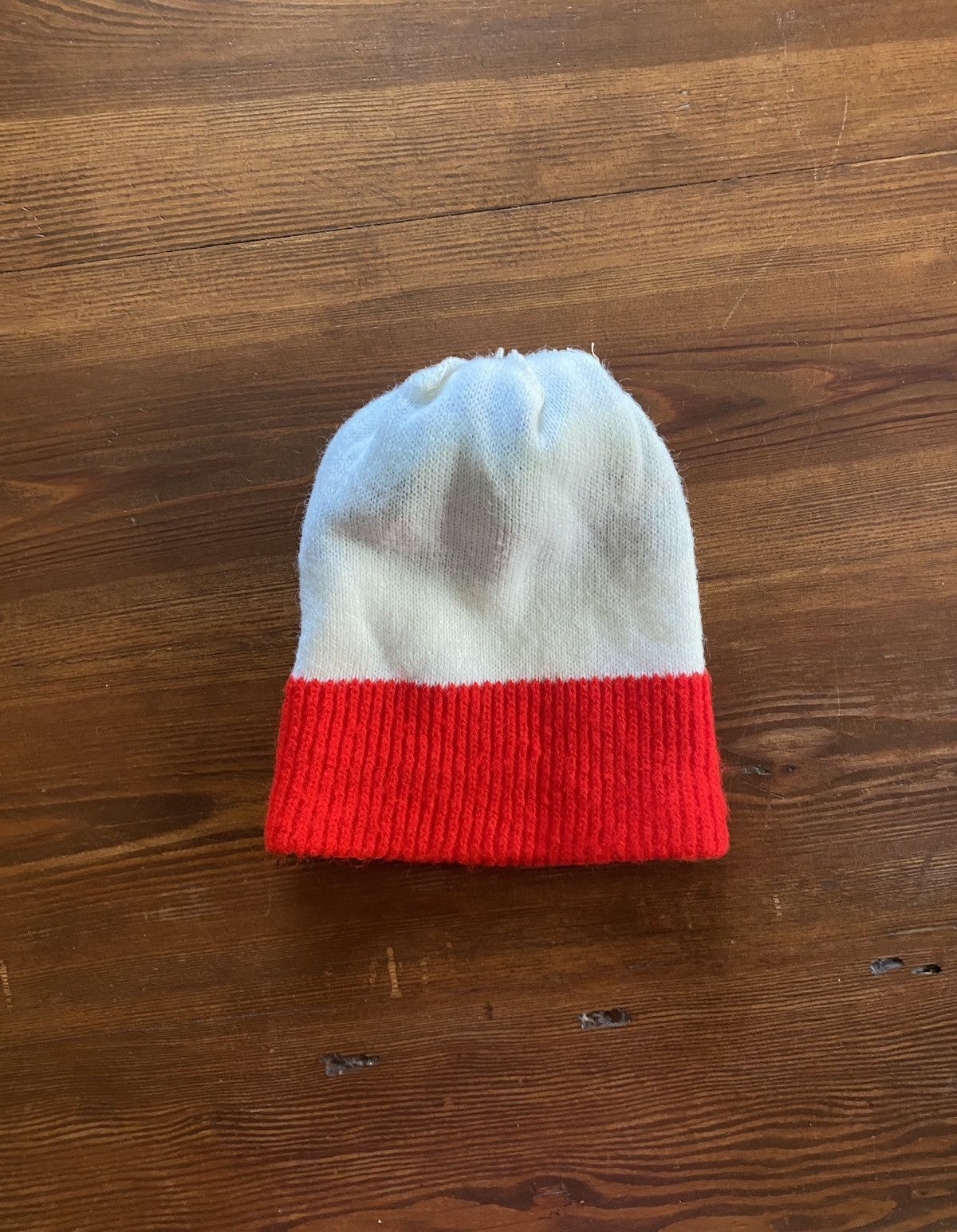USA Olympics Vintage 1980 Lake Placid Raccoon Olympics Knit Pom Beanie Size ONE SIZE - 7 Thumbnail