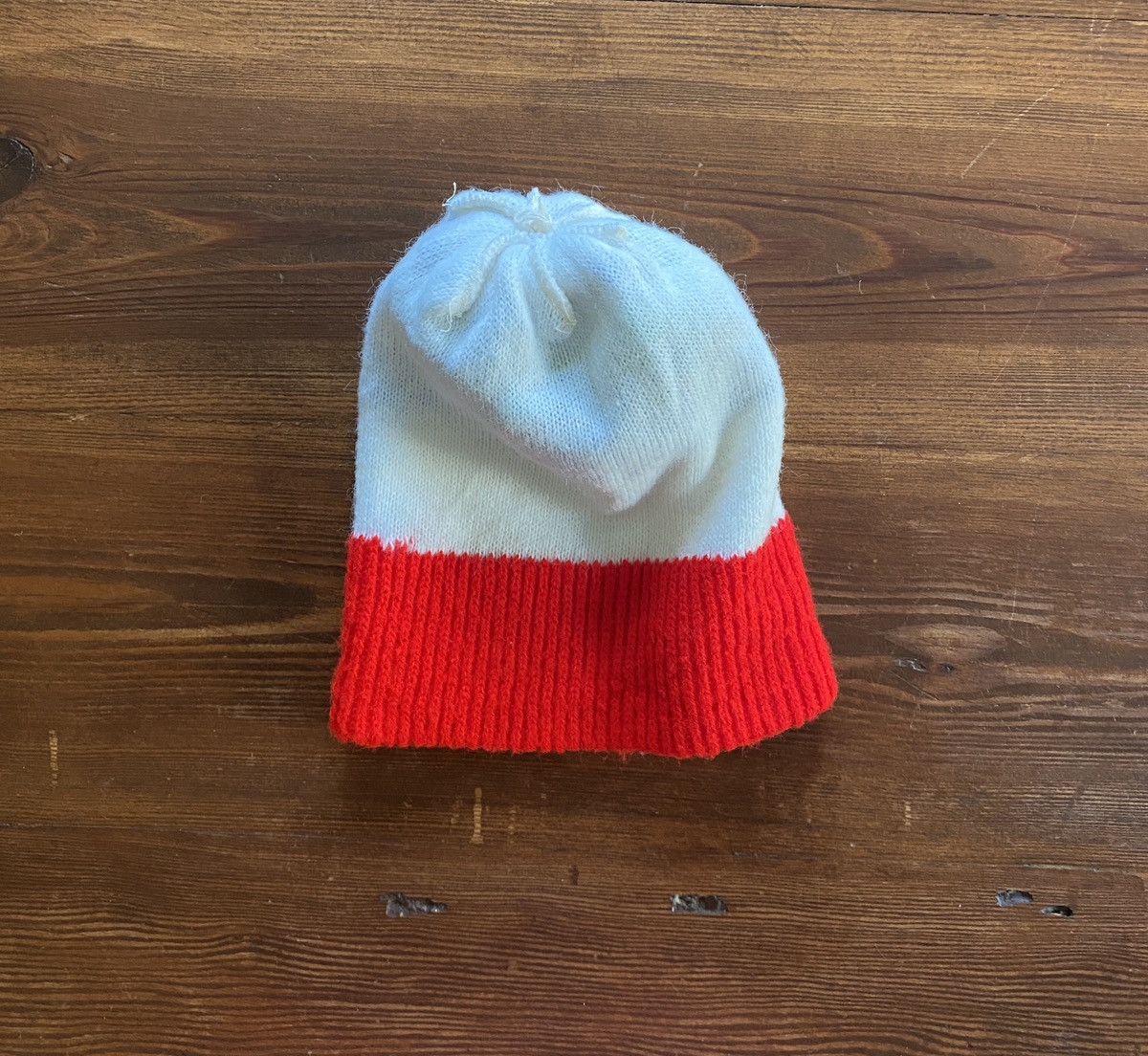 USA Olympics Vintage 1980 Lake Placid Raccoon Olympics Knit Pom Beanie Size ONE SIZE - 6 Thumbnail