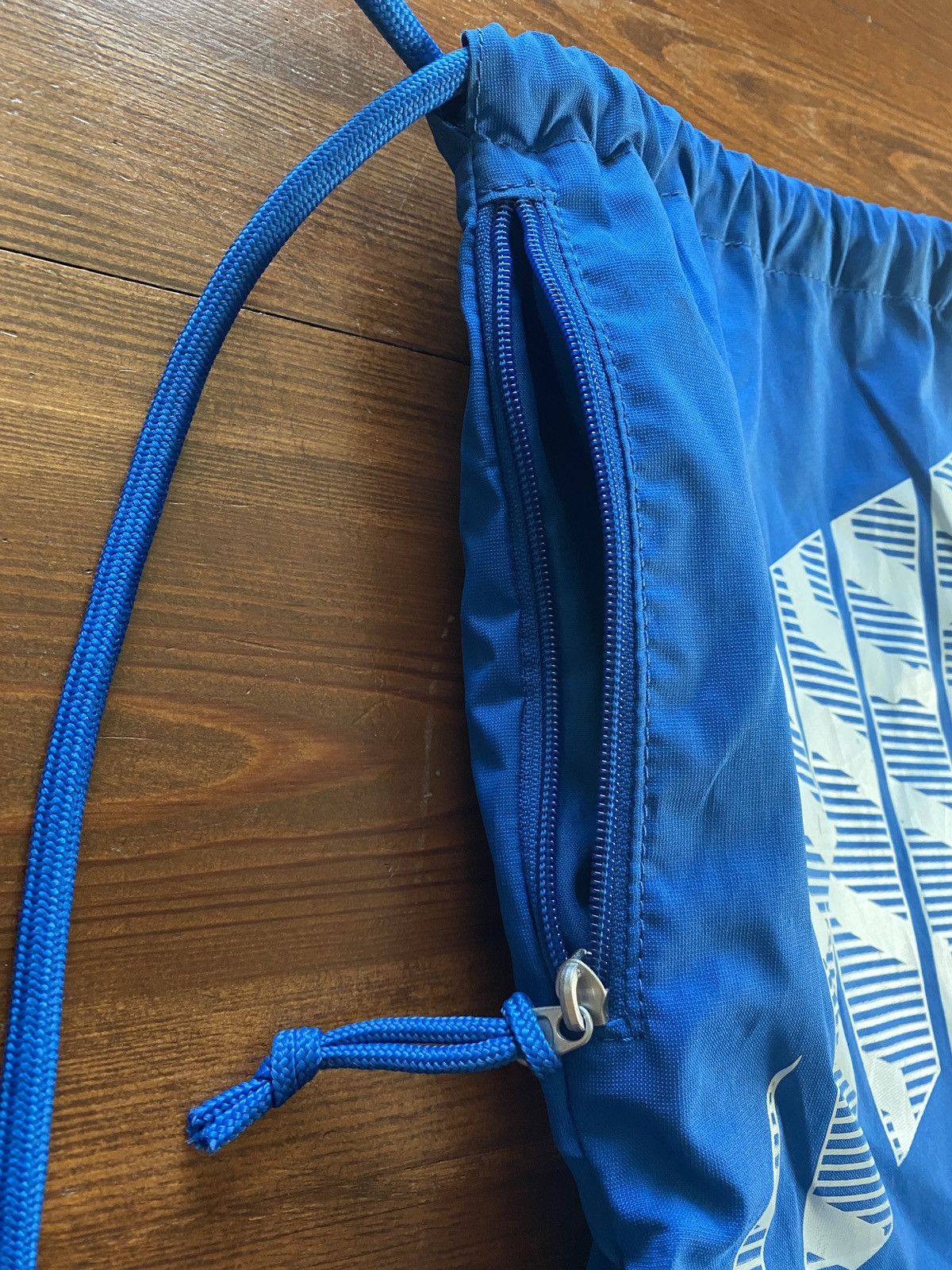 Nike Nike Blue Drawstring Backpack Bag Size ONE SIZE - 5 Thumbnail