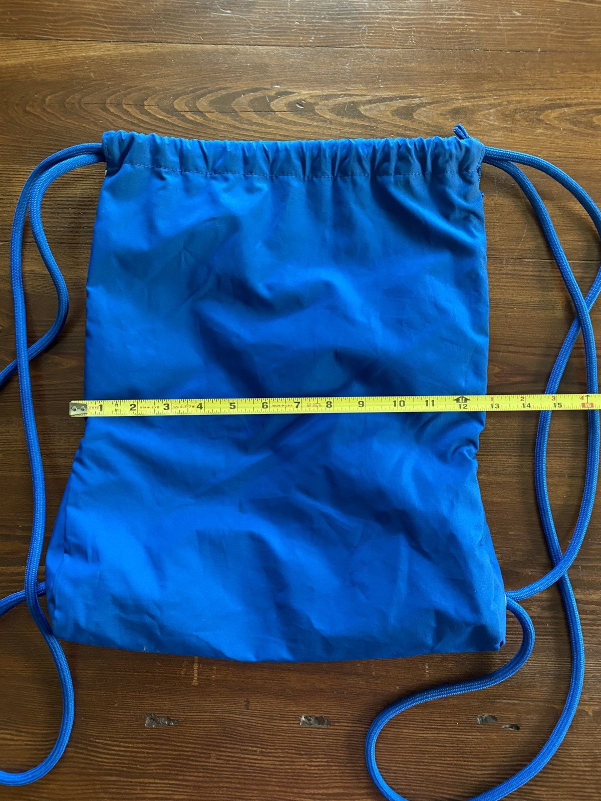Nike Nike Blue Drawstring Backpack Bag Size ONE SIZE - 13 Thumbnail
