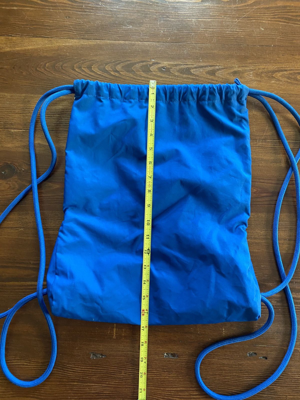 Nike Nike Blue Drawstring Backpack Bag Size ONE SIZE - 12 Thumbnail