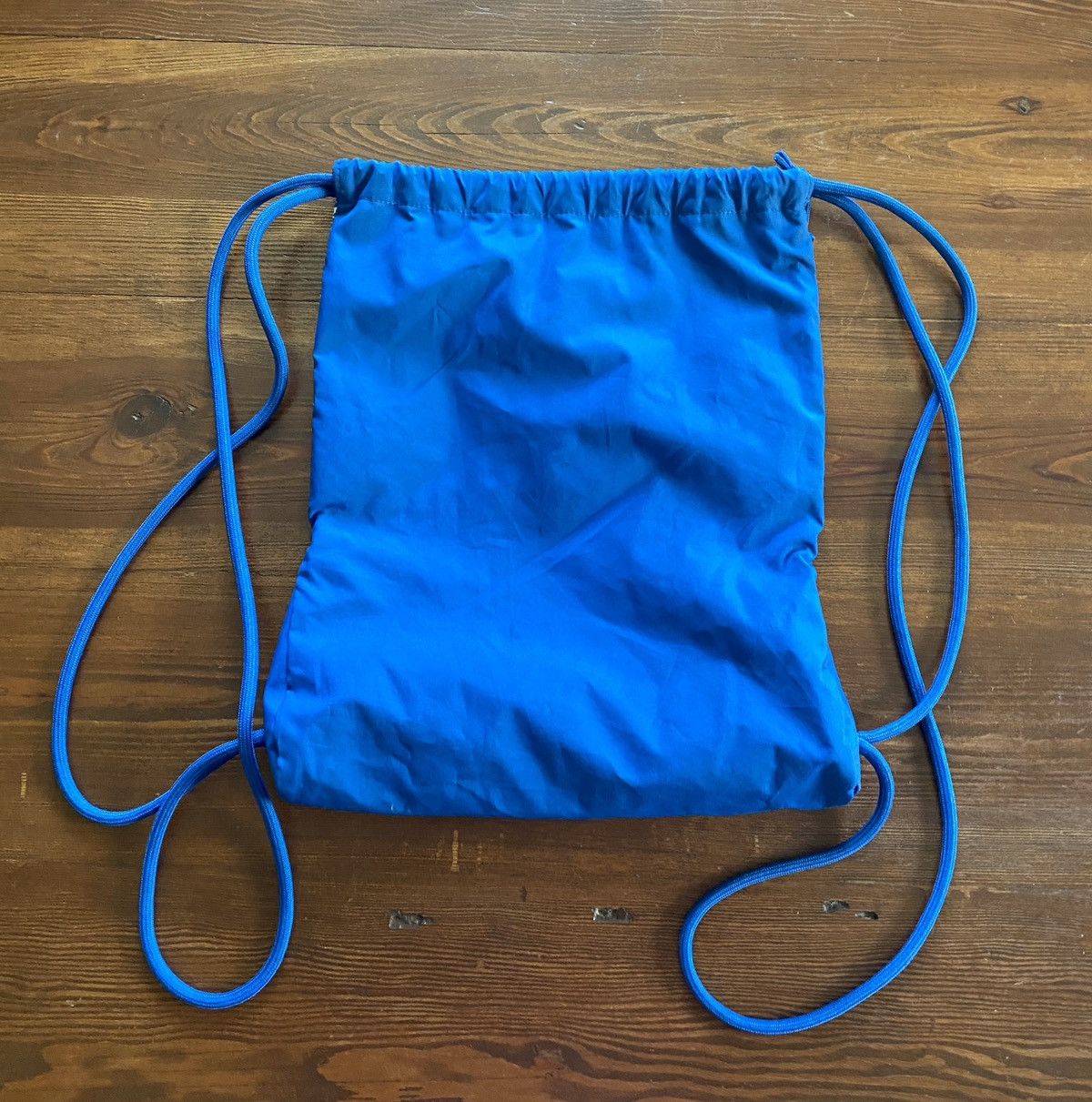 Nike Nike Blue Drawstring Backpack Bag Size ONE SIZE - 9 Thumbnail