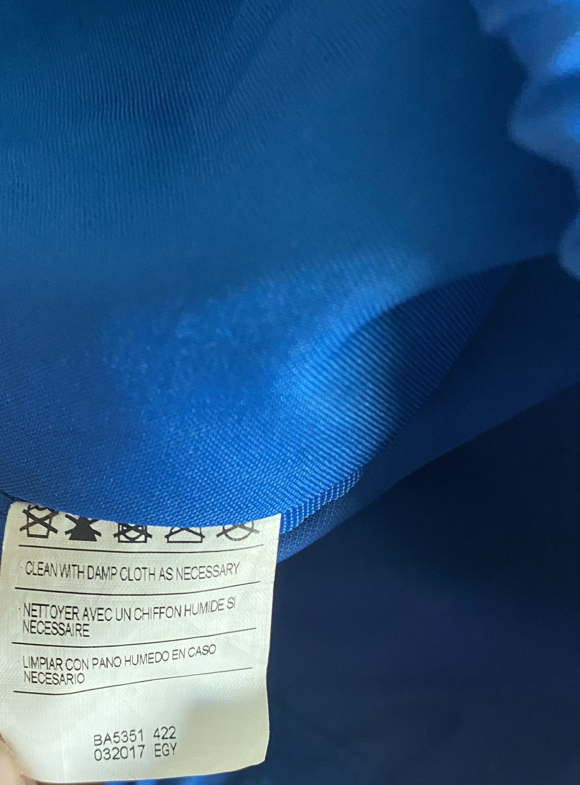 Nike Nike Blue Drawstring Backpack Bag Size ONE SIZE - 8 Thumbnail