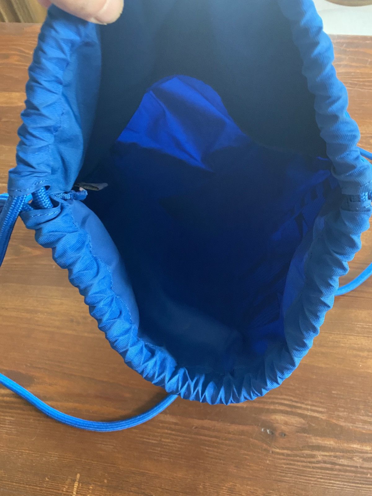 Nike Nike Blue Drawstring Backpack Bag Size ONE SIZE - 6 Thumbnail