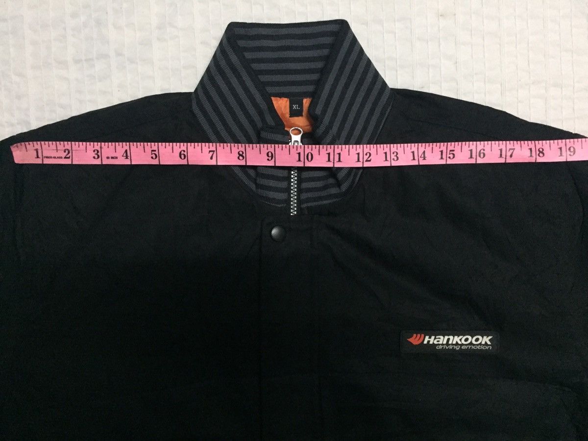 Japanese Brand Hankook Driving Emotion With Stripes Brim Zipper Jacket Size US XL / EU 56 / 4 - 21 Thumbnail
