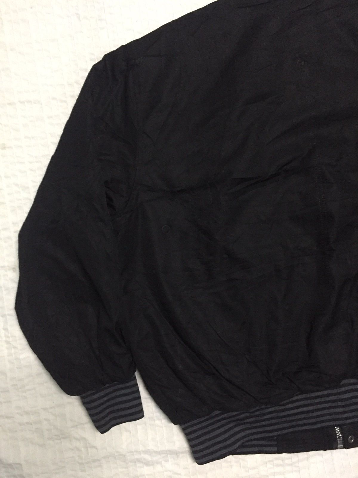Japanese Brand Hankook Driving Emotion With Stripes Brim Zipper Jacket Size US XL / EU 56 / 4 - 9 Thumbnail