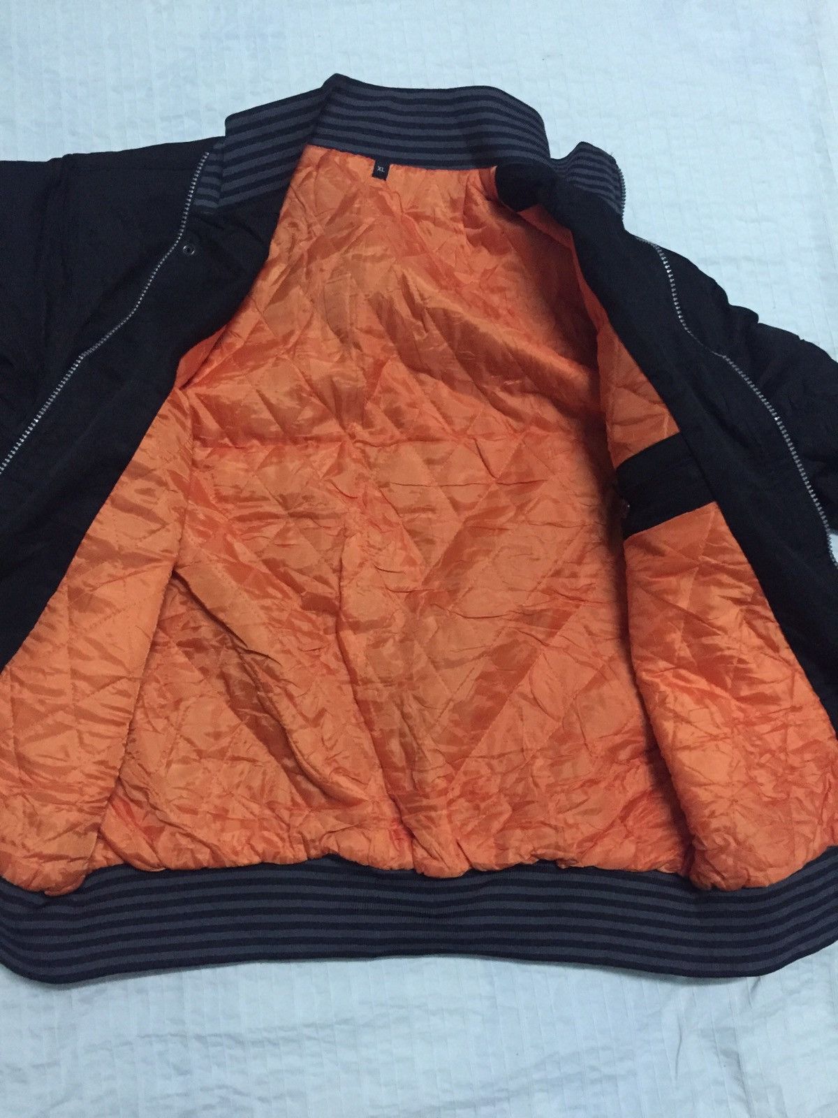 Japanese Brand Hankook Driving Emotion With Stripes Brim Zipper Jacket Size US XL / EU 56 / 4 - 15 Thumbnail