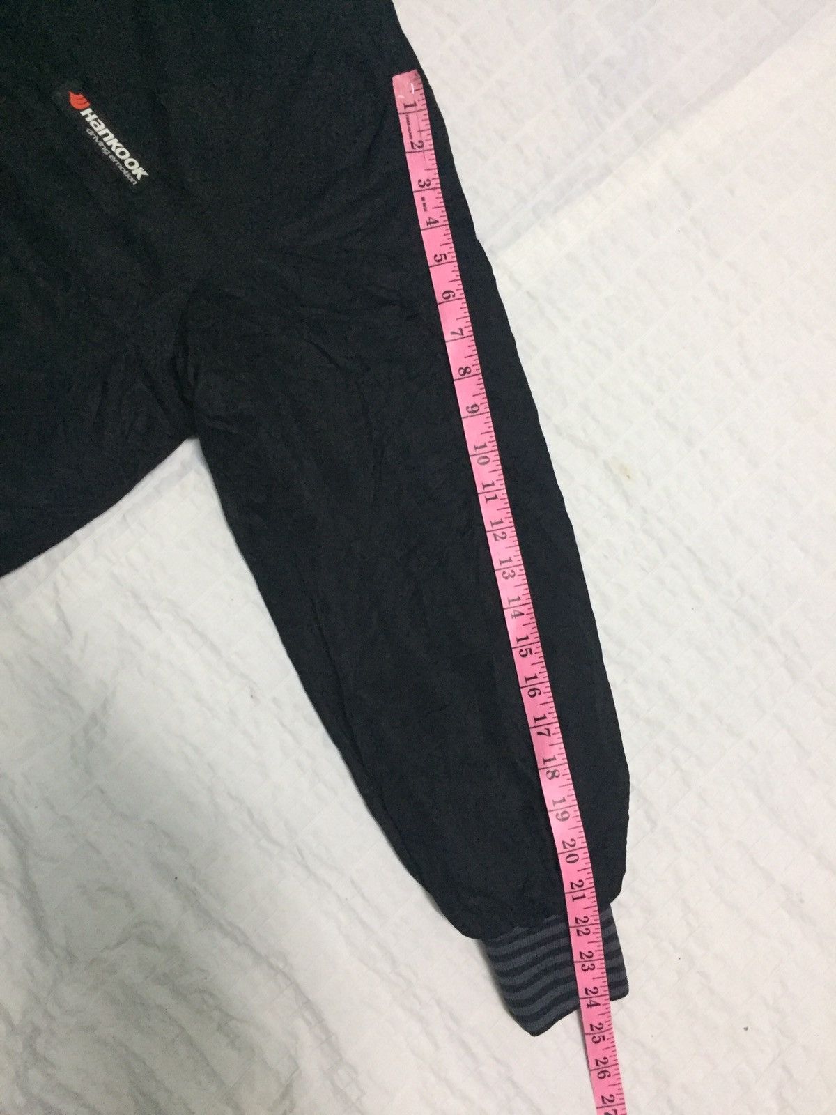 Japanese Brand Hankook Driving Emotion With Stripes Brim Zipper Jacket Size US XL / EU 56 / 4 - 22 Thumbnail