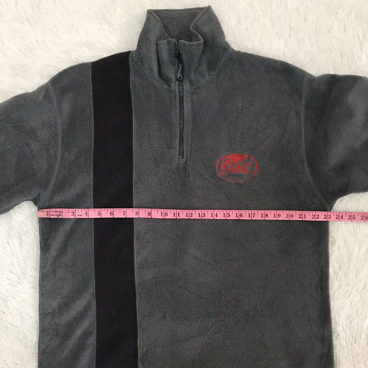 Coca Cola Coca Cola Fleece Half Zip Sweatshirt/Sweater Size US L / EU 52-54 / 3 - 15 Thumbnail