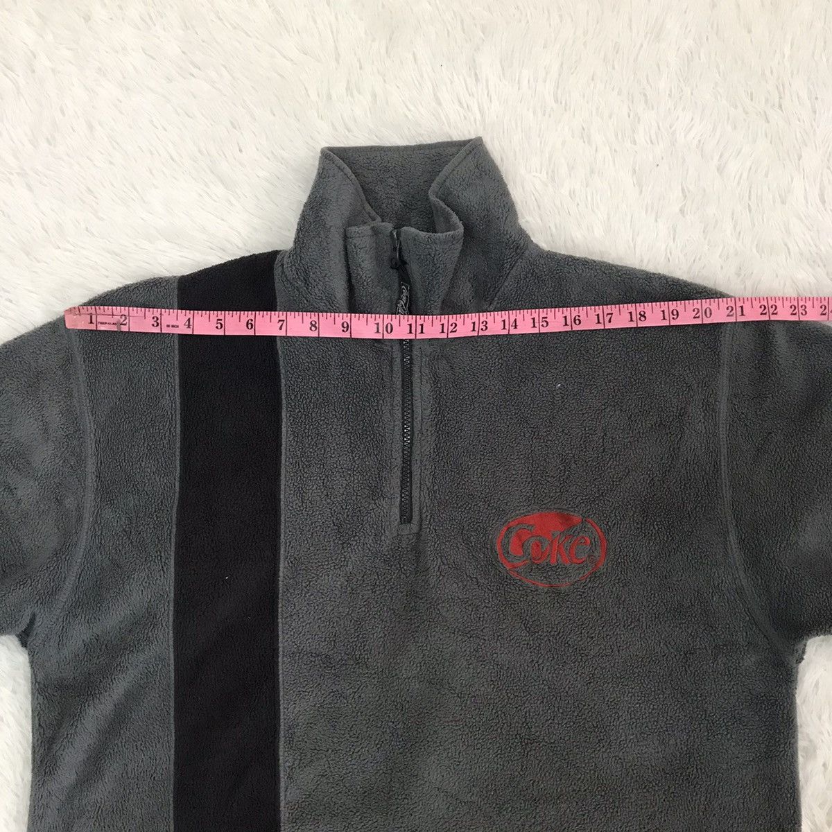 Coca Cola Coca Cola Fleece Half Zip Sweatshirt/Sweater Size US L / EU 52-54 / 3 - 17 Thumbnail