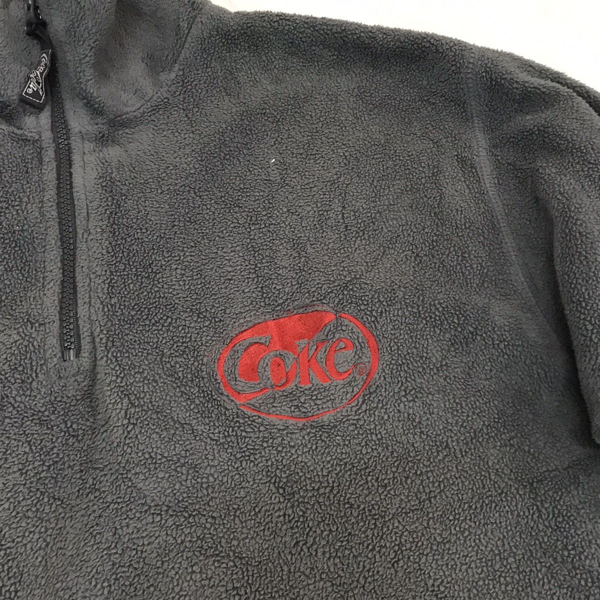 Coca Cola Coca Cola Fleece Half Zip Sweatshirt/Sweater Size US L / EU 52-54 / 3 - 7 Thumbnail