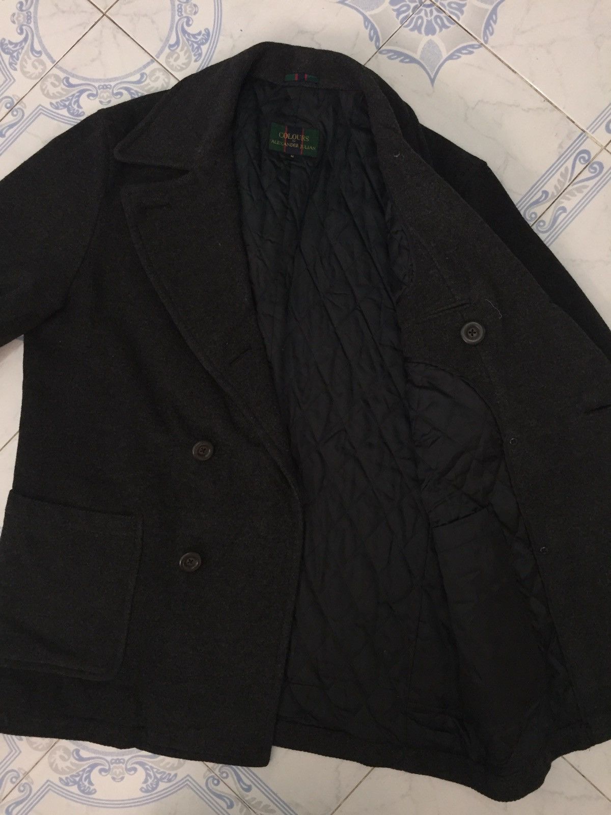 Alexander Julian × Colours Colours by Alexander Julian Double Collar Jacket Coat Size US M / EU 48-50 / 2 - 11 Thumbnail