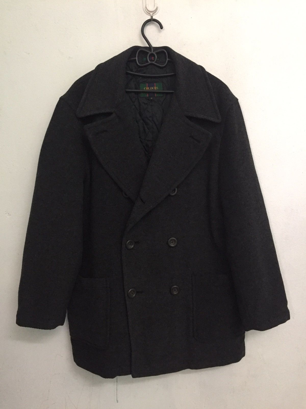 image of Colours By Alexander Julian Double Collar Jacket Coat, Men's (Size Medium)