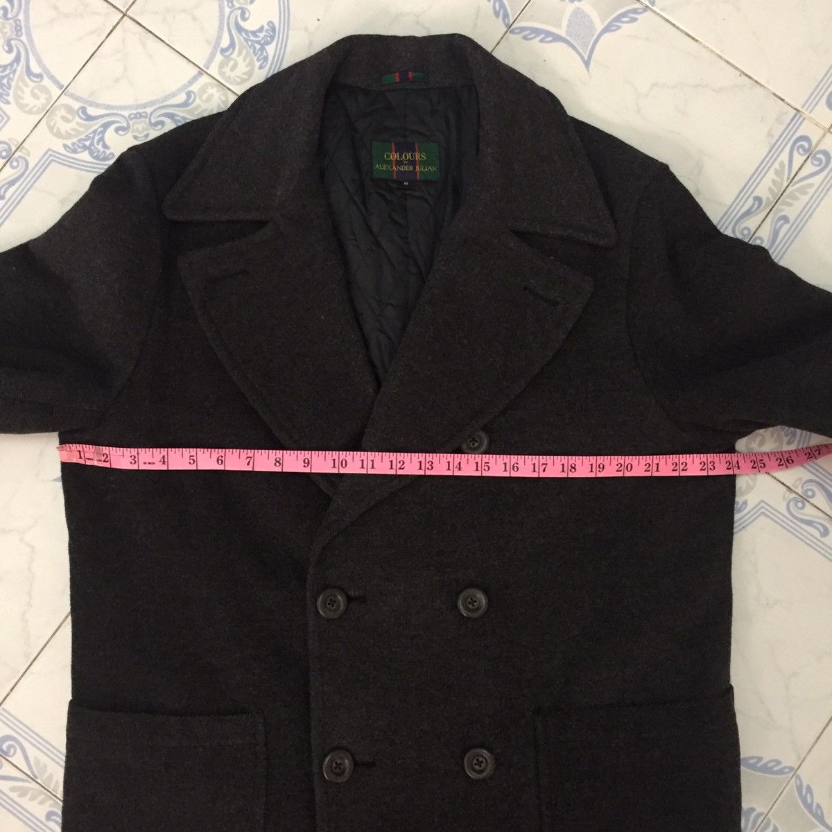 Alexander Julian × Colours Colours by Alexander Julian Double Collar Jacket Coat Size US M / EU 48-50 / 2 - 16 Thumbnail