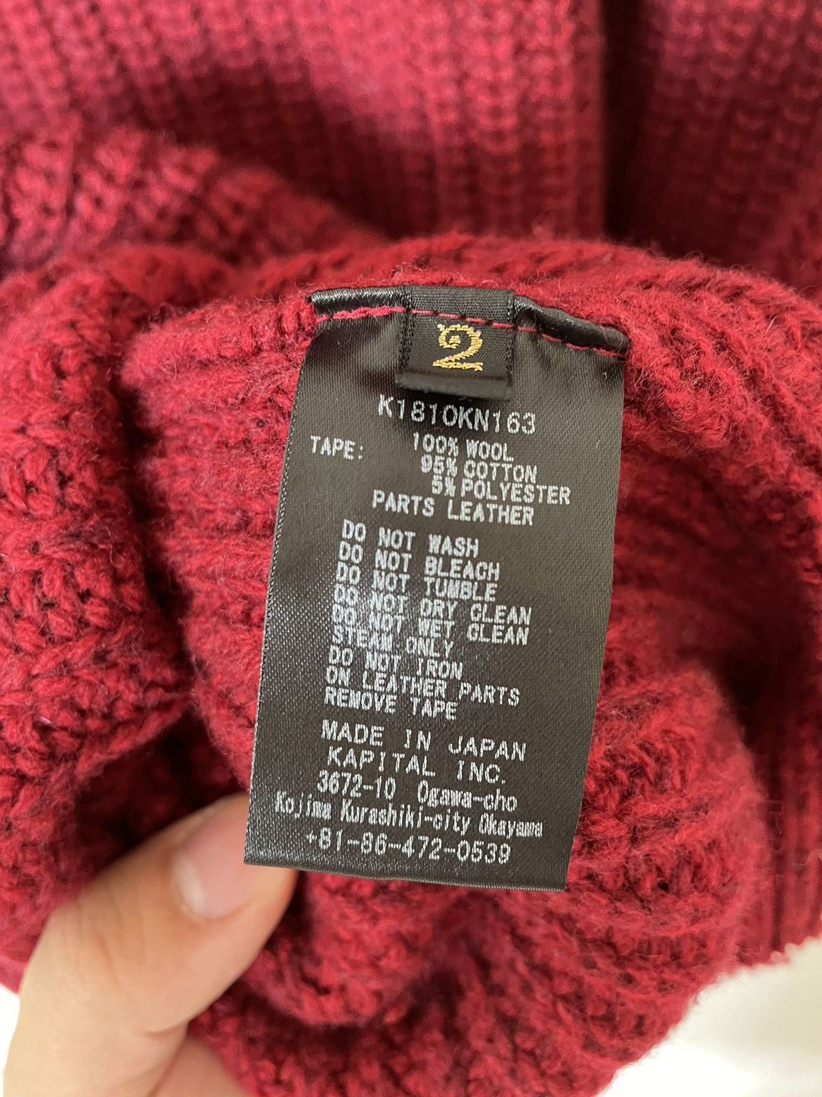 Kapital 5G Wool Couscous Sweater Size US M / EU 48-50 / 2 - 6 Thumbnail