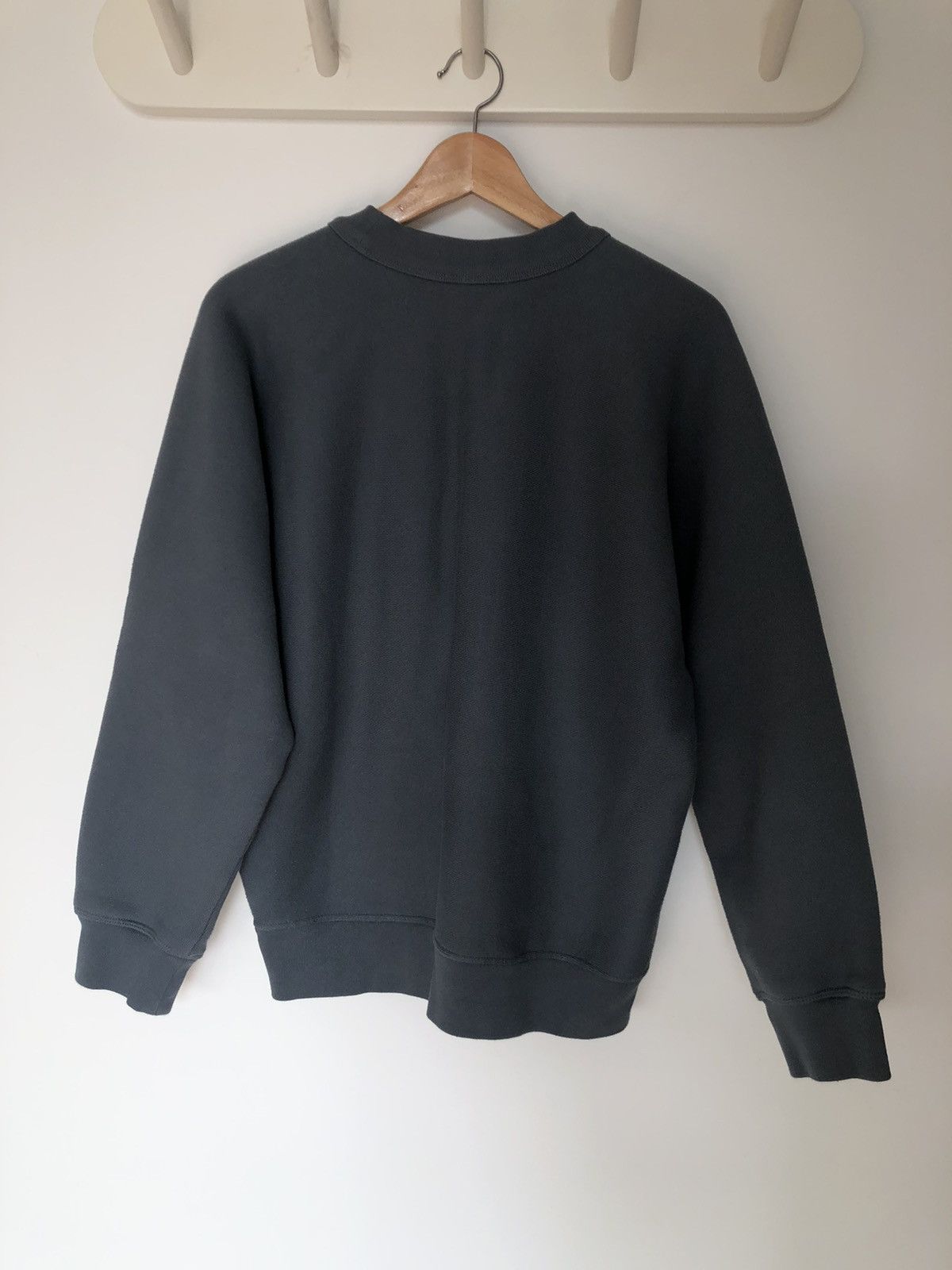 Alexander Wang Alexander wang fleece logo sweatshirt in gray wash Size US S / EU 44-46 / 1 - 5 Thumbnail