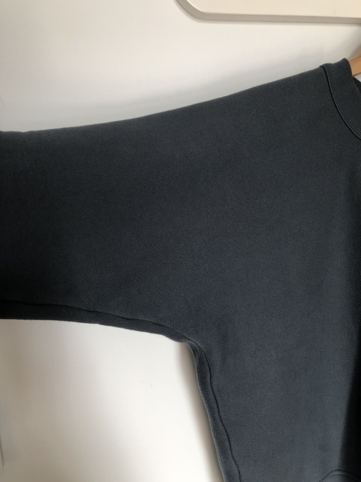Alexander Wang Alexander wang fleece logo sweatshirt in gray wash Size US S / EU 44-46 / 1 - 4 Thumbnail
