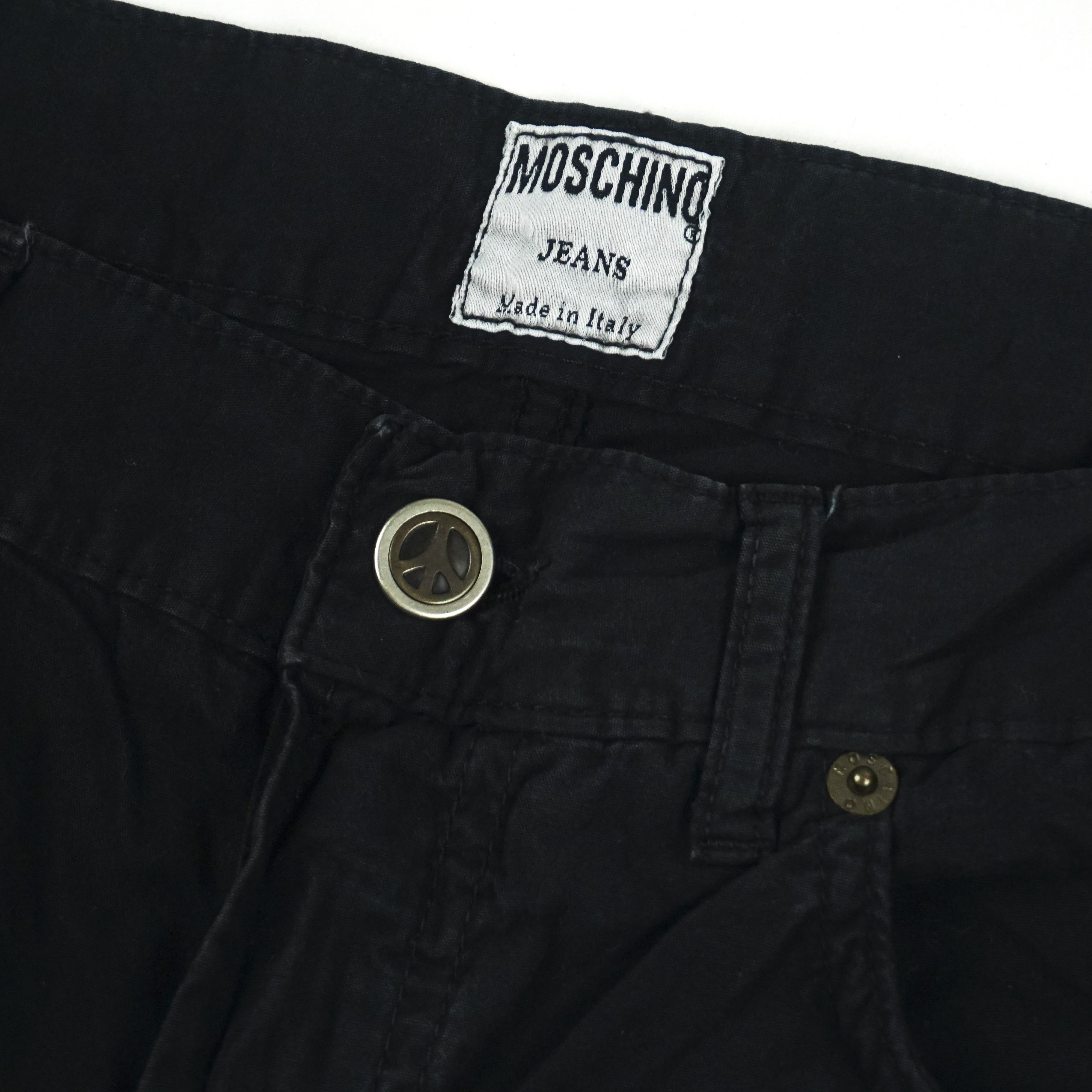 Moschino *NoTariff Moschino Peace Pants Black Size US 36 / EU 52 - 4 Thumbnail