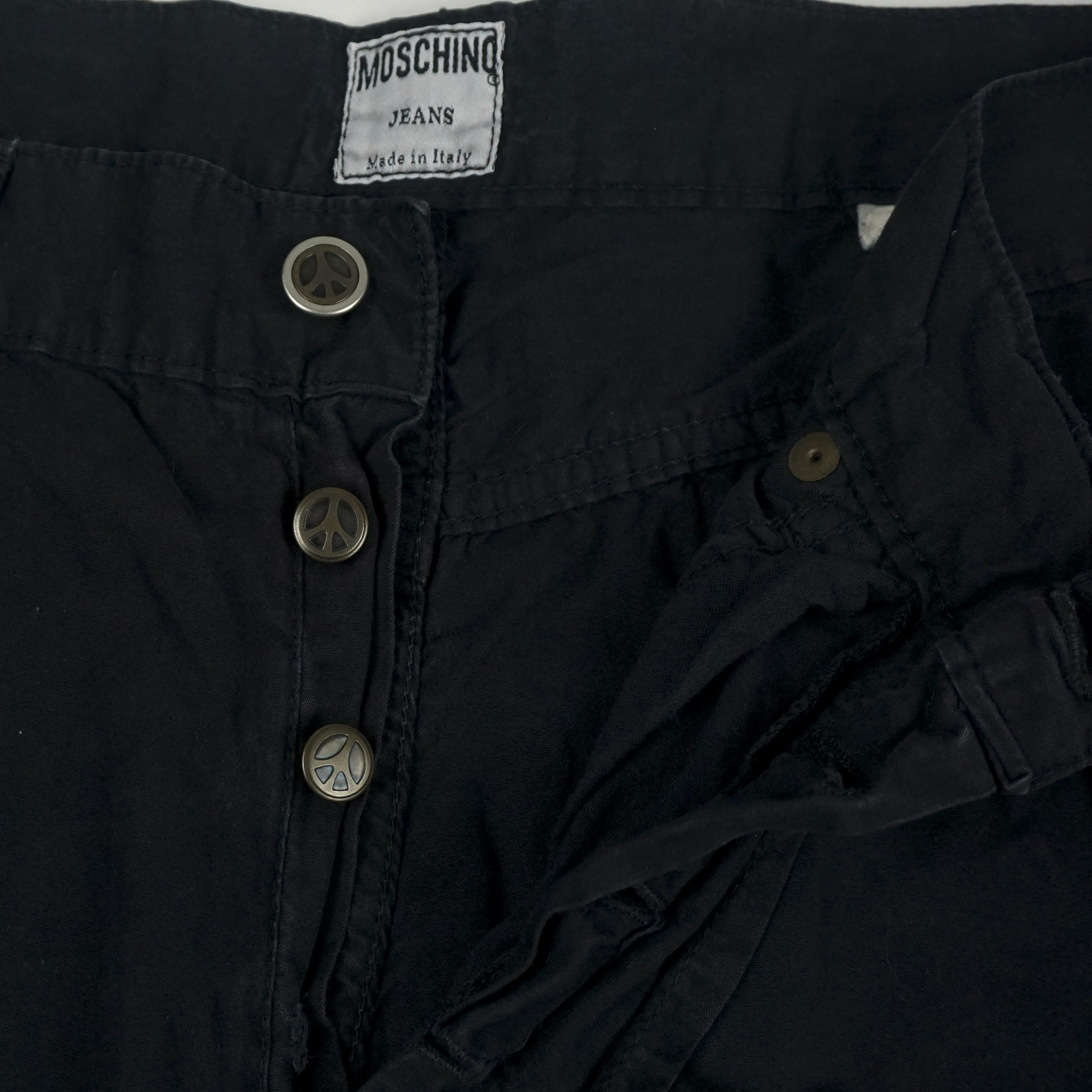 Moschino *NoTariff Moschino Peace Pants Black Size US 36 / EU 52 - 5 Thumbnail