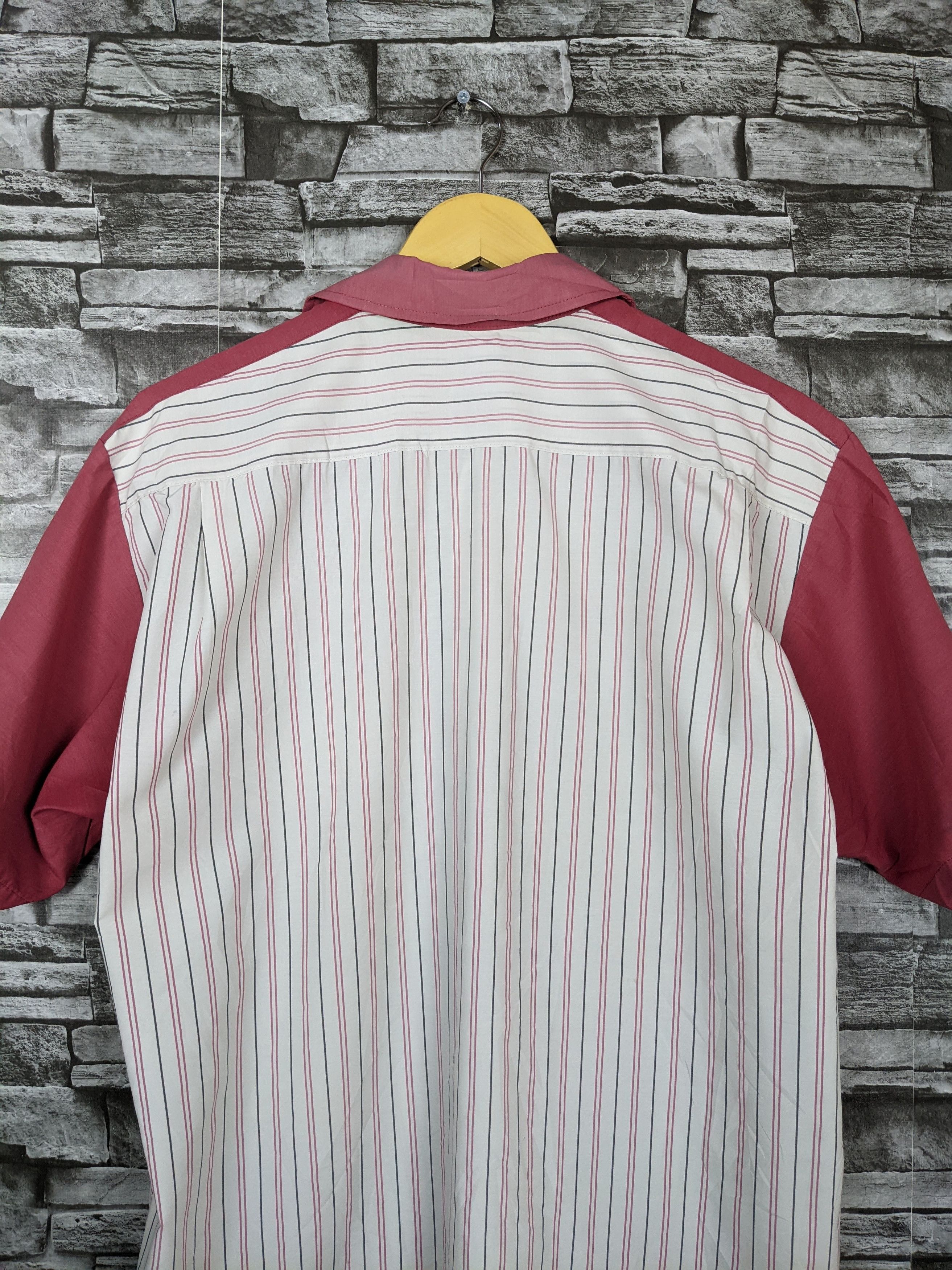 Vintage Vintage Eneos Workers Shirt Button Ups Stripes Oxfords Size US L / EU 52-54 / 3 - 7 Thumbnail