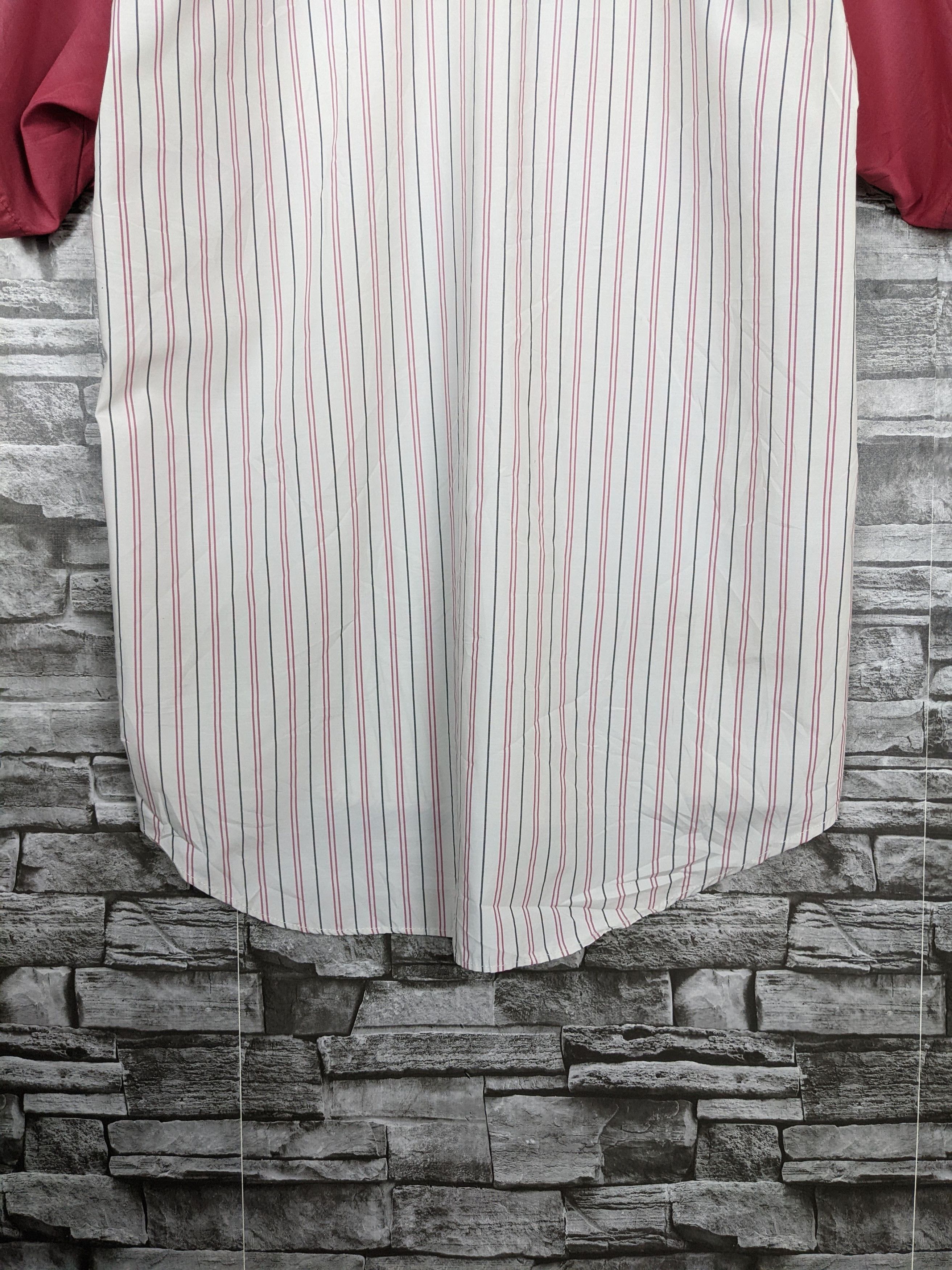 Vintage Vintage Eneos Workers Shirt Button Ups Stripes Oxfords Size US L / EU 52-54 / 3 - 8 Thumbnail