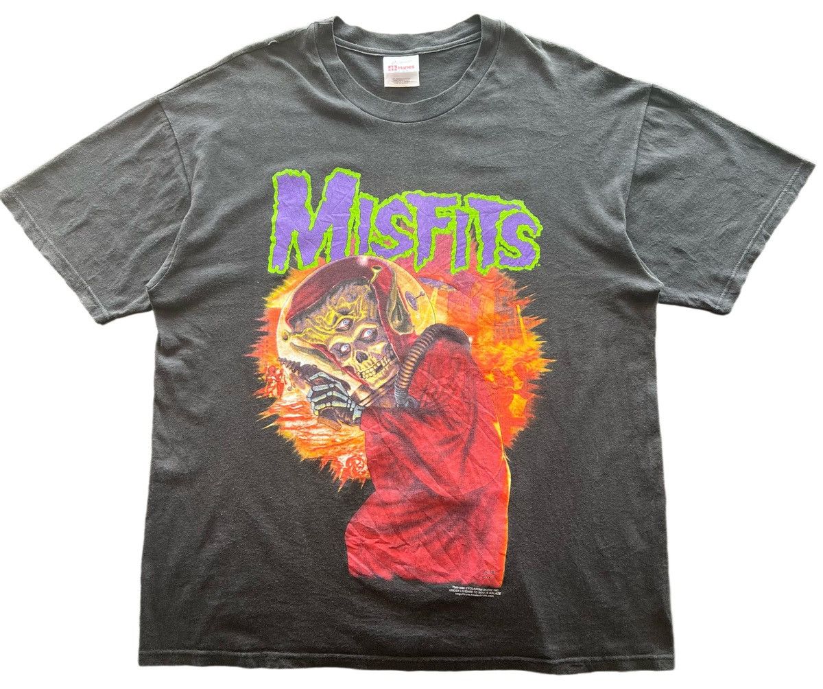 Band Tees Vintage Misfits Mars Attack USA Limited Tour 1998 Tee Size US L / EU 52-54 / 3 - 1 Thumbnail
