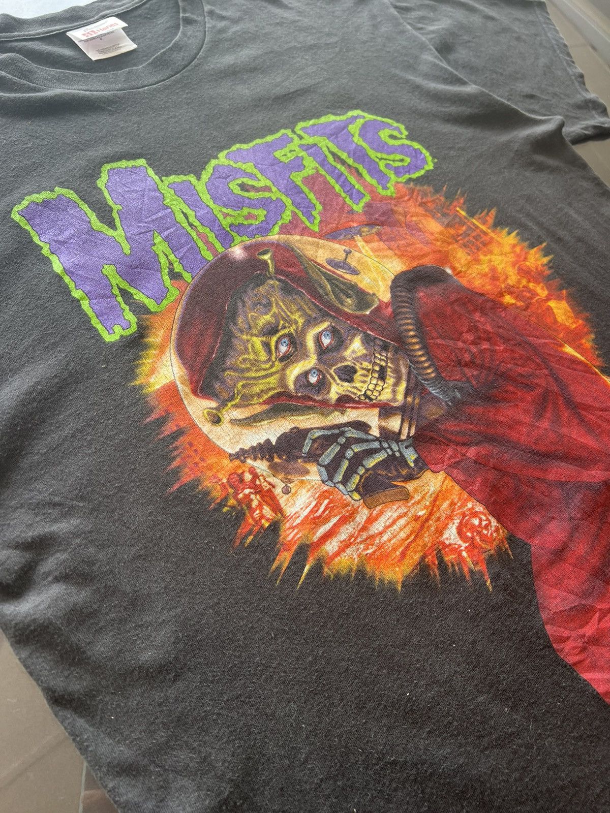 Band Tees Vintage Misfits Mars Attack USA Limited Tour 1998 Tee Size US L / EU 52-54 / 3 - 6 Thumbnail