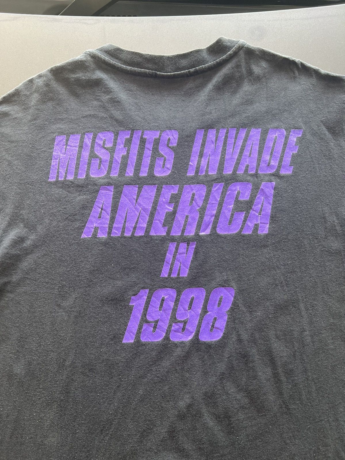 Band Tees Vintage Misfits Mars Attack USA Limited Tour 1998 Tee Size US L / EU 52-54 / 3 - 14 Thumbnail