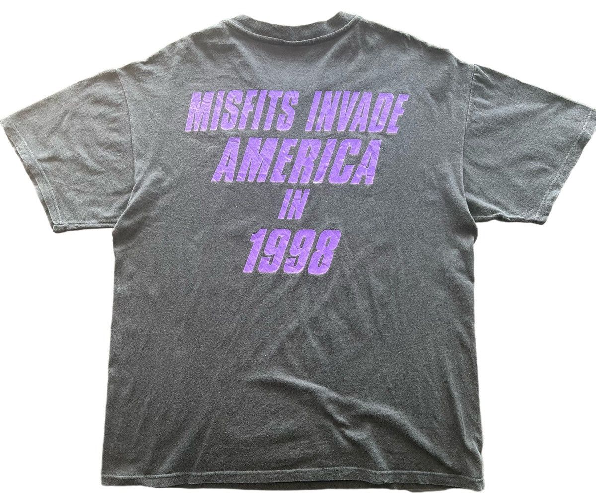 Band Tees Vintage Misfits Mars Attack USA Limited Tour 1998 Tee Size US L / EU 52-54 / 3 - 2 Thumbnail