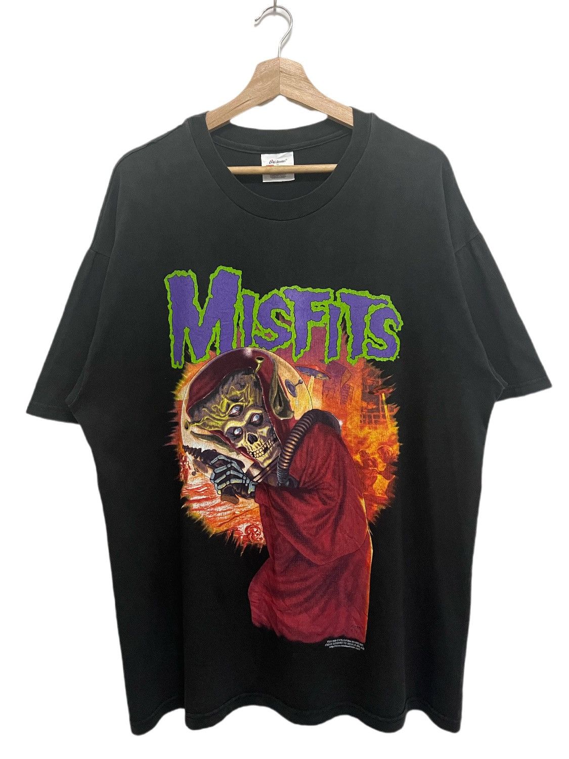 Band Tees Vintage Misfits Mars Attack USA Limited Tour 1998 Tee Size US L / EU 52-54 / 3 - 3 Thumbnail