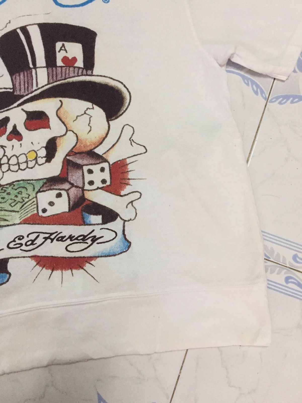 Ed Hardy Ed Hardy Skull Print Short Sleeve Zipper Hoodie Size US M / EU 48-50 / 2 - 11 Thumbnail