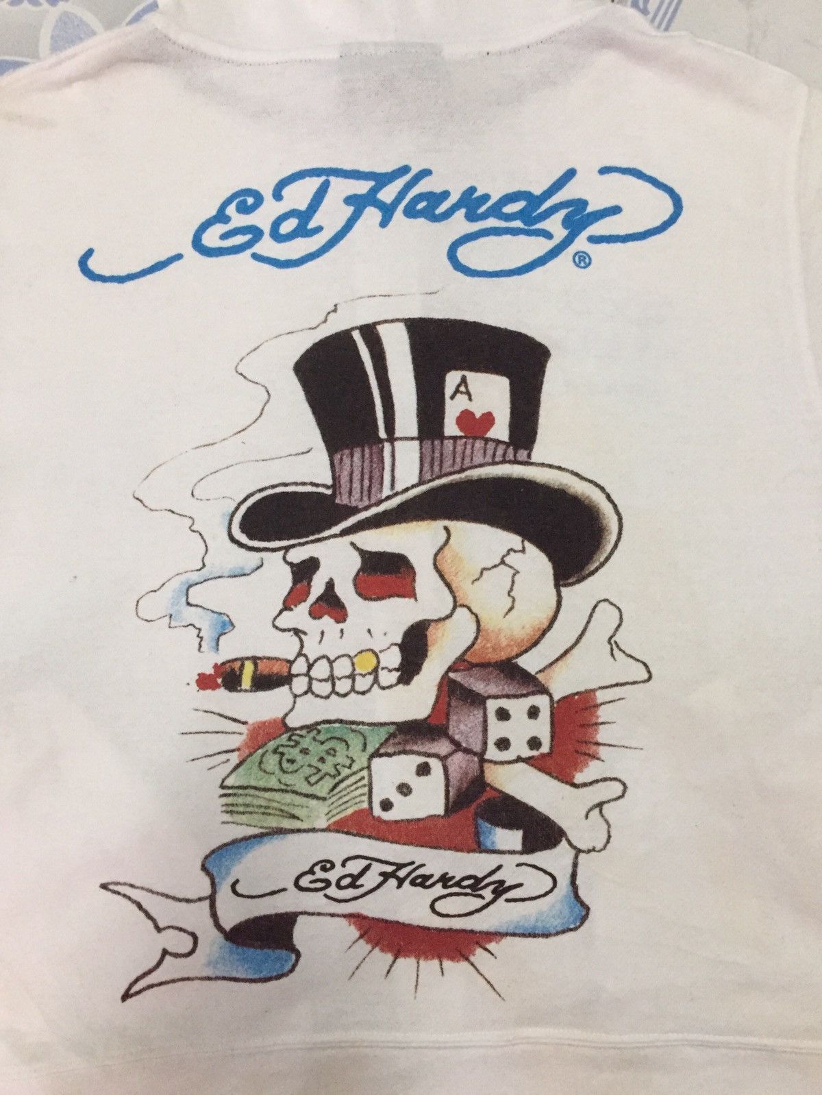 Ed Hardy Ed Hardy Skull Print Short Sleeve Zipper Hoodie Size US M / EU 48-50 / 2 - 16 Thumbnail
