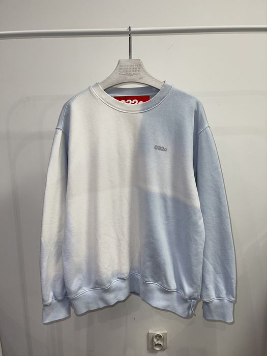 Streetwear 032c Termoreactive Baby Blue Crewneck | Grailed