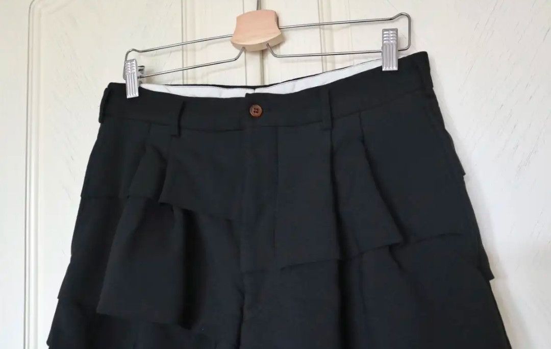 Comme des Garcons Homme Plus 19SS "Crazy Suits" layered Poly Shorts Size US 41 - 5 Thumbnail